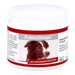 PULMODROPS Papildomo pašaro kramtomieji lašai šunims, 180 g
