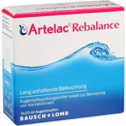 ARTELAC Rebalance akių lašai, 3X10 ml