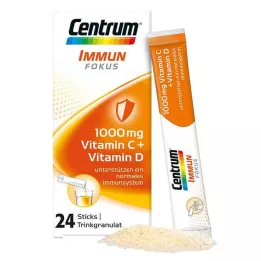 CENTRUM Focus Immune 1000 mg vitamino C+D lazdelės, 24 vnt