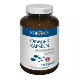 NORSAN Omega-3 kapsulės, 120 kapsulių