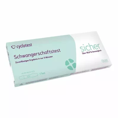 CYCLOTEST Nėštumo testas 25 mlU/ml šlapimo, 1 vnt