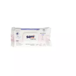 SENI Care sensitive drėgnos servetėlės, 68 vnt