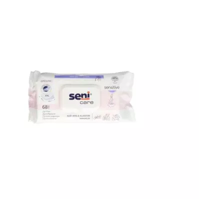 SENI Care sensitive drėgnos servetėlės, 68 vnt
