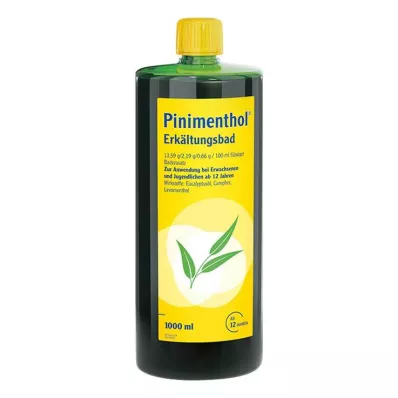 PINIMENTHOL Šalta vonia nuo 12 metų, 1000 ml