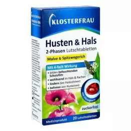 KLOSTERFRAU Kosulys &amp; Gerklės pastilės, 20 vnt