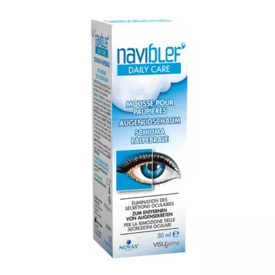 NAVIBLEF DAILY CARE Akių vokų putos, 50 ml