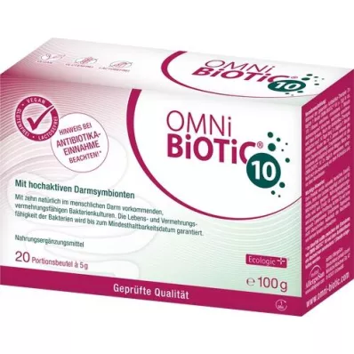 OMNI BiOTiC 10 milteliai, 20X5 g