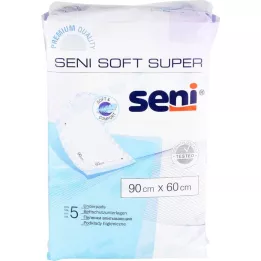 SENI Minkšta Super lovos apsaugos pagalvėlė 90x60 cm, 5 vnt