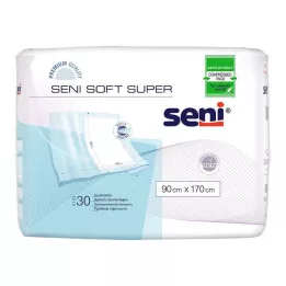 SENI Soft Super lovos apsauginis kilimėlis 90x170 cm, 30 vnt