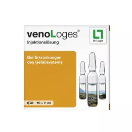 VENOLOGES Injekcinio tirpalo ampulės, 10X2 ml
