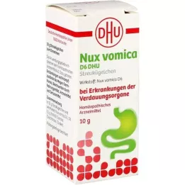 NUX VOMICA D 6 DHU Virškinimo sistemos ligoms gydyti, 10 g