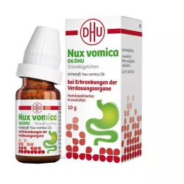 NUX VOMICA D 6 DHU Virškinimo sistemos ligoms gydyti, 10 g