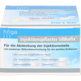 INJEKTIONSPFLASTER Silikofix 2x4 cm Höga, 100 vnt