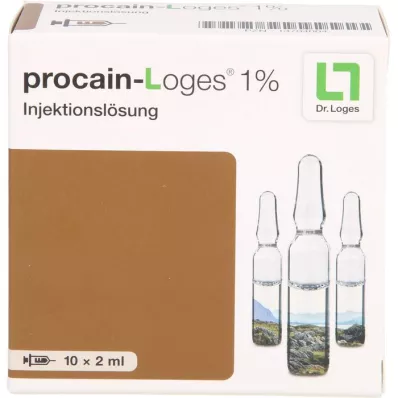 PROCAIN-Loges 1% injekcinis tirpalas ampulėse, 10X2 ml