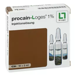 PROCAIN-Loges 1% injekcinis tirpalas ampulėse, 10X2 ml