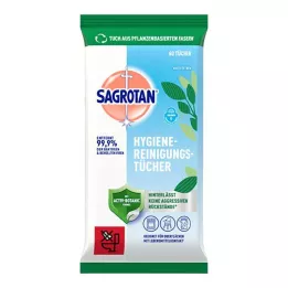 SAGROTAN Higieninės valymo servetėlės, 60 vnt