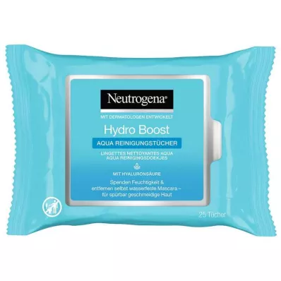 NEUTROGENA Hydro Boost Aqua valomosios servetėlės, 25 vnt