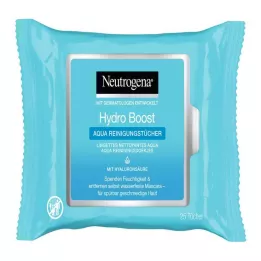 NEUTROGENA Hydro Boost Aqua valomosios servetėlės, 25 vnt
