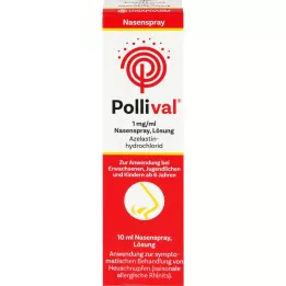 POLLIVAL 1 mg/ml nosies purškalo tirpalas, 10 ml