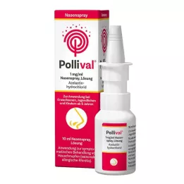 POLLIVAL 1 mg/ml nosies purškalo tirpalas, 10 ml