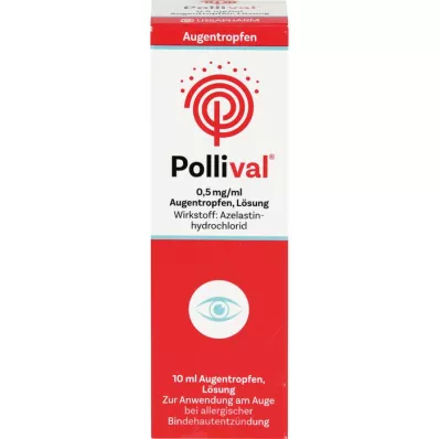 POLLIVAL 0,5 mg/ml akių lašų tirpalas, 10 ml