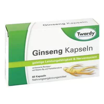 Ženšenio kapsulės, 60 vnt Ženšenio kapsulės, 60 vnt