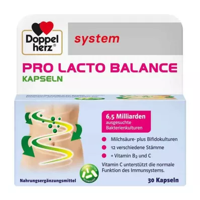 DOPPELHERZ Pro Lacto Balance sistemos kapsulės, 30 vnt