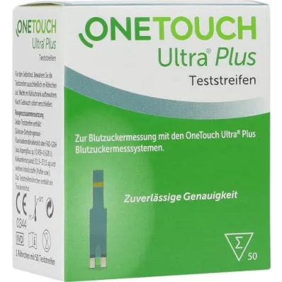 ONE TOUCH Ultra Plus testo juostelės, 1X50 vnt