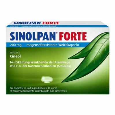 SINOLPAN forte 200 mg minkštosios kapsulės su enteriniu apvalkalu, 50 vnt SINOLPAN forte 200 mg minkštosios kapsulės su enteriniu apvalkalu, 50 vnt