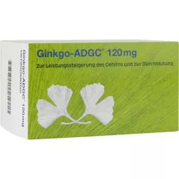 GINKGO ADGC 120 mg plėvele dengtos tabletės, 120 vnt