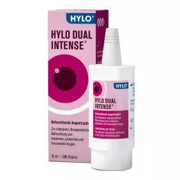 HYLO DUAL intensyvūs akių lašai, 10 ml