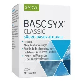 BASOSYX Klasikinės Syxyl tabletės, 140 vnt