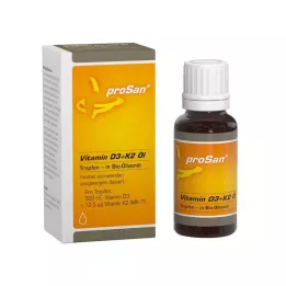 PROSAN Vitamino D3+K2 aliejus, 20 ml