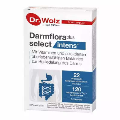 Darmflora plus select intens kapsulės, 40 vnt Darmflora plus select intens kapsulės, 40 vnt