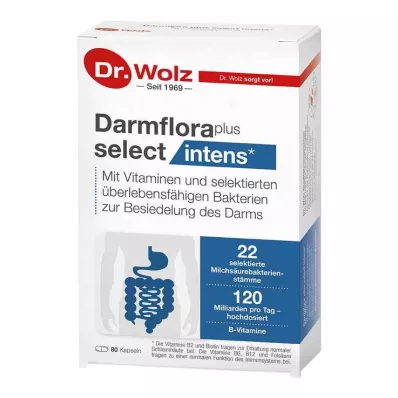 Darmflora plus select intens kapsulės, 80 vnt Darmflora plus select intens kapsulės, 80 vnt