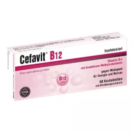 CEFAVIT B12 kramtomosios tabletės, 60 kapsulių