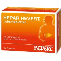 HEPAR HEVERT Kepenų tabletės, 100 vnt