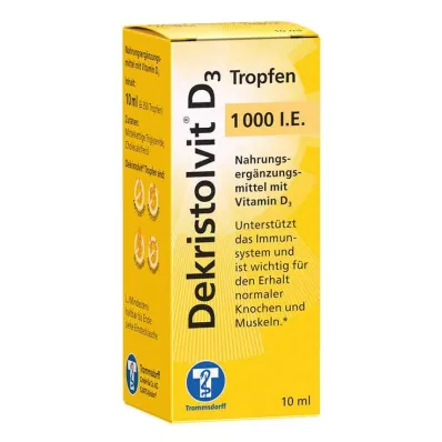 Dekristolvit D3 1000 TV lašai, 10 ml Dekristolvit D3 1000 TV lašai, 10 ml