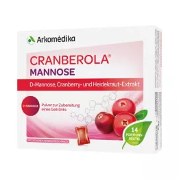CRANBEROLA Mannozės geriamasis tirpalas, 14X4 g