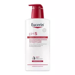 EUCERIN pH5 prausiklis jautriai odai su pompa, 400 ml
