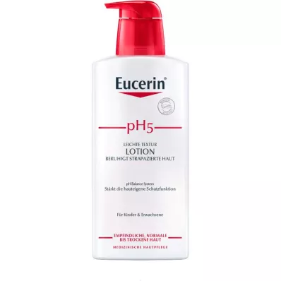 EUCERIN pH5 lengvas losjonas jautriai odai, 400 ml