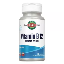 KAL Vitaminas B12 1000 mcg tabletės (50 vnt.)