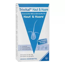 TRIVITAL Skin+Hair kapsulės, 56 kapsulės