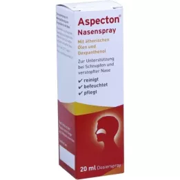 ASPECTON Nosies purškalas atitinka 1,5 % fiziologinį tirpalą, 20 ml