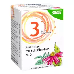 KRÄUTERTEE su Schüssler druska Nr. 3 Salus Fbtl., 15 vnt