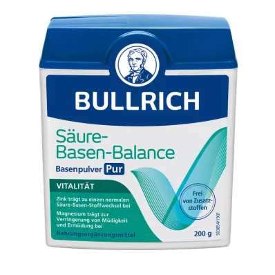 Bullrich Acid Base Balance baziniai milteliai gryni, 200 g Bullrich Acid Base Balance baziniai milteliai gryni, 200 g