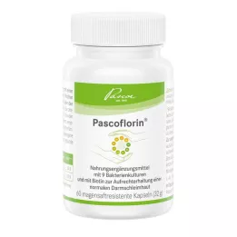 PASCOFLORIN kapsulės su enteriniu apvalkalu, 60 vnt