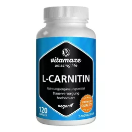 L-CARNITIN 680 mg veganiškos kapsulės, 120 kapsulių