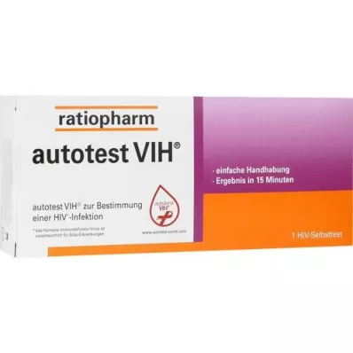 AUTOTEST VIH HIV-Savikontrolė ratiopharm, 1 vnt