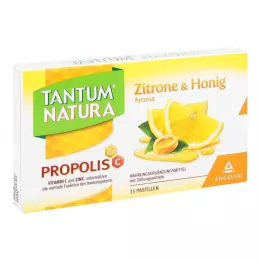 TANTUM NATURA Propolis su citrina &amp; Medaus skonio, 15 vnt